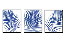 Load image into Gallery viewer, Palm Frond Trio Art  Prints