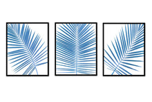 Load image into Gallery viewer, Palm Frond Trio Art  Prints