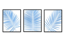 Load image into Gallery viewer, Palm Frond Trio Art  Prints