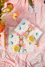Load image into Gallery viewer, Monet's Garden Pink Large  Acrylic Tray