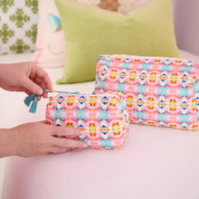 Load image into Gallery viewer, Summer Pink Cosmetic Bag