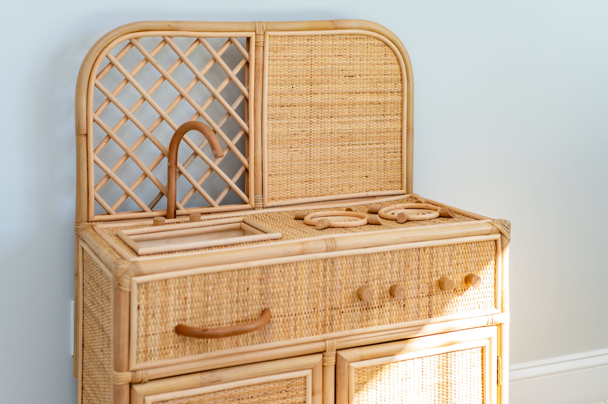 Handmade Rattan Wicker Cooking Set for kids – The Green Tap