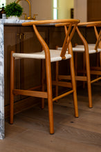 Load image into Gallery viewer, Wishbone Counter Height Bar Stools