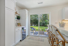 Load image into Gallery viewer, Vale Counter Height Stool with Back - Blue/White