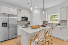 Load image into Gallery viewer, Vale White Counter Height Stool with Back