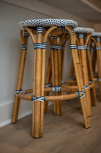 Load image into Gallery viewer, Vale Backless Counter Height Barstool - Blue/White