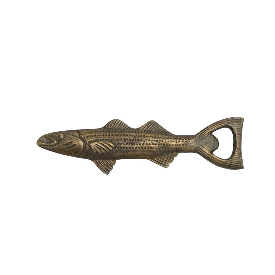 bottle opener fishing lure Cast Aluminum Fish Shaped Bottle Opener