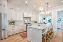 Load image into Gallery viewer, Vale White Counter Height Stool with Back