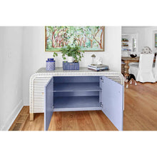 Load image into Gallery viewer, Bone Inlay Waterfall Two Door Console