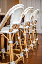 Load image into Gallery viewer, Vale White Counter Height Stool with Back