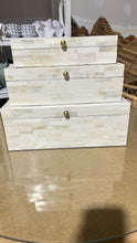 Load image into Gallery viewer, Bone Inlay Decorative Boxes - Multiple Sizes