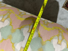 Load image into Gallery viewer, Laura Park Lily Pond fabric ottoman/footstool