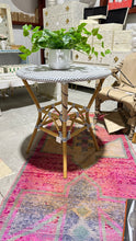 Load image into Gallery viewer, Vale Blue & White Bistro Table