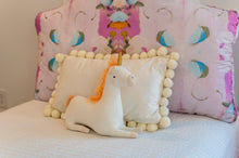 Load image into Gallery viewer, Laura Park Headboard Pillow - Monet's Garden in Pink