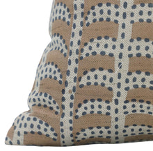 Load image into Gallery viewer, Interior Block Print Linen Blend Pillow Cover - Garud: Linen Blend / One Side / 22X22