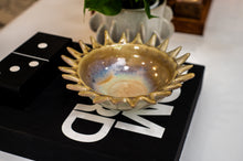 Load image into Gallery viewer, Stoneware Sunburst Shaped Serving Bowl with Glaze