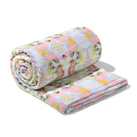 Load image into Gallery viewer, Brooks Avenue Pink Fleece Blanket by Laura Park