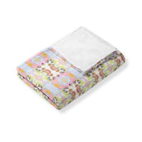 Load image into Gallery viewer, Brooks Avenue Pink Fleece Blanket by Laura Park