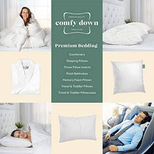 Load image into Gallery viewer, ComfyDown Decorative Throw Pillow Insert, Down - Square: 12 / 24X24