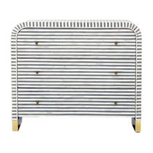 Load image into Gallery viewer, Bone Inlay 3 drawer waterfall chest