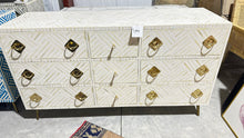 Load image into Gallery viewer, Bone Inlay 9 Drawer dresser
