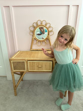 Load image into Gallery viewer, Jessie Kids Rattan Vanity