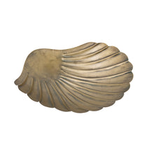 Load image into Gallery viewer, Shell Shaped Brass Decorative Tray