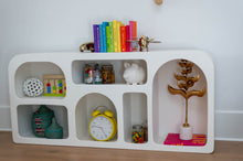 Load image into Gallery viewer, White Wood Console Table