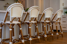 Load image into Gallery viewer, Vale White Counter Height Stool with Back