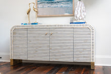 Load image into Gallery viewer, Bone Inlay Waterfall Two Door Console