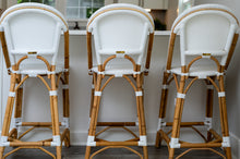 Load image into Gallery viewer, Vale White Counter Height Stool with Back