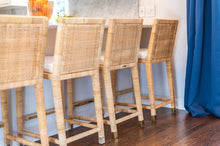 Load image into Gallery viewer, Hayes Counter Stool w/Brass End Caps