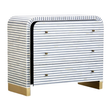 Load image into Gallery viewer, Bone Inlay 3 drawer waterfall chest