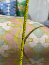 Load image into Gallery viewer, Laura Park Lily Pond fabric ottoman/footstool