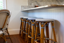 Load image into Gallery viewer, Vale Backless Counter Height Barstool - Blue/White