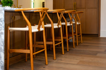 Load image into Gallery viewer, Wishbone Counter Height Bar Stools