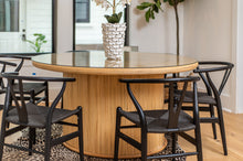 Load image into Gallery viewer, Black Wishbone Dining Chairs