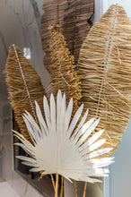 Load image into Gallery viewer, Handmade Natural Raffia Anahaw Leaf Shape