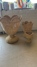 Load image into Gallery viewer, Rattan Flower Holder/Urn - 3 sizes