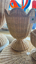 Load image into Gallery viewer, Rattan Flower Holder/Urn - 3 sizes