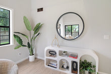 Load image into Gallery viewer, White Wood Console Table