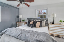 Load image into Gallery viewer, King Black Dash Headboard