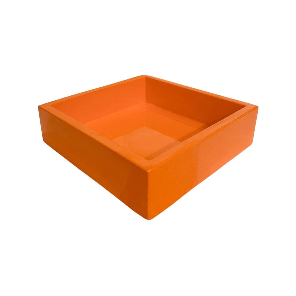 Orange Bamboo Cocktail Napkin Holder by Laura Park Auden & Avery