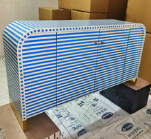 Load image into Gallery viewer, Bone Inlay Waterfall Two Door Console