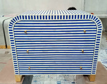 Load image into Gallery viewer, Bone Inlay 3 drawer waterfall chest