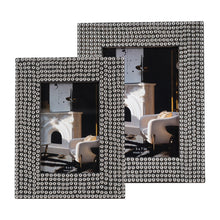 Load image into Gallery viewer, Studded Photo Frame, Silver/black