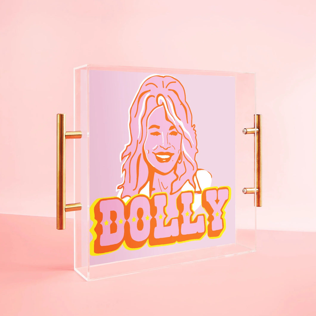 Dolly Parton Large Acrylic Tray