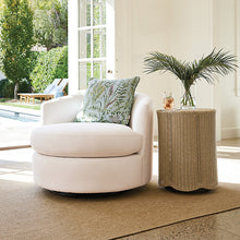 Load image into Gallery viewer, Kiira Outdoor Scalloped Side Table - Light Dune