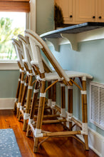 Load image into Gallery viewer, Vale White Counter Height Stool with Back