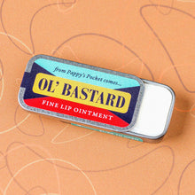 Load image into Gallery viewer, Ol' Bastard Lip Balm | Funny Old School Tin